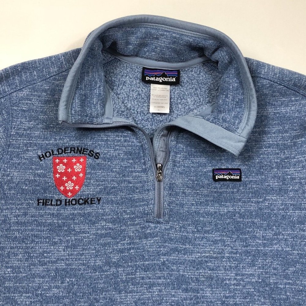 Patagonia Womens Better Sweater 1/4 Zip Holderness Field Hockey Fleece Top Large - Picture 2 of 11